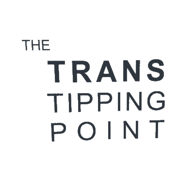 The Trans Tipping Point sign.